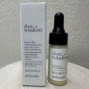 $9 🌙 Philosophy Dose‎ Of Wisdom Bouncy Skin Reactivating Serum NEW